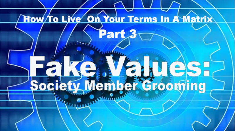 Fake Values: Society Member Grooming